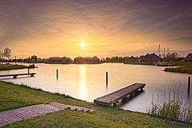 Esonstad bei Sonnenuntergang von Rob Boon