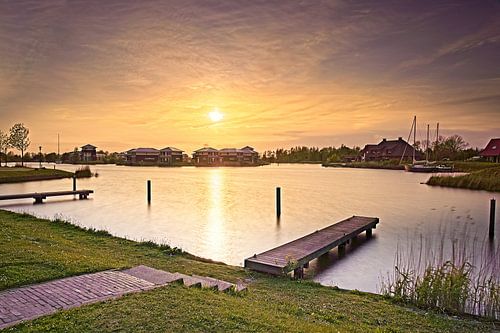 Esonstad bei Sonnenuntergang