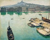 Albert Marquet~Hafen von Marseille von finemasterpiece Miniaturansicht
