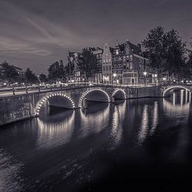 Amsterdam en noir et blanc sur Annemarie Welp