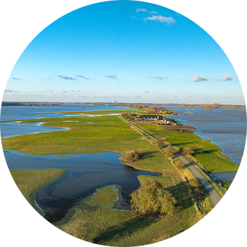 IJssel met overlopende uiterwaarden bij Hattem van Sjoerd van der Wal Fotografie