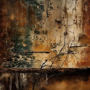 Abstrakte Arbeit "Wabi-sabi"
