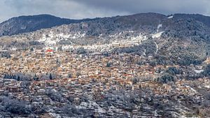 Griechische Winterlandschaft bei Metsovo