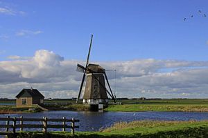 Molen 't Noorden op Texel van Antwan Janssen