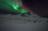 Aurora Borealis op IJsland, het Noorderlicht. van Gert Hilbink thumbnail