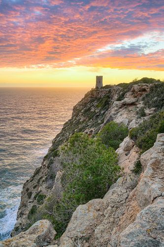 Alter Wachturm am  Cap Blanc auf Mallorca von Michael Valjak