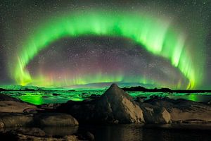 Nordlichter, Aurora Borealis. Island