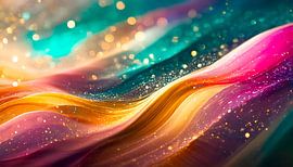 Golven met kleuren