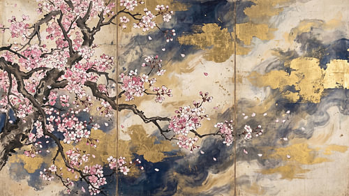 Ätherischer Sakura-Goldregen