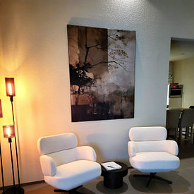 Kundenfoto: Collage Wabi-sabi in Erdtönen von Studio Allee, als ArtFrame