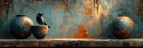 Élégance rustique aviaire