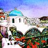 Santorini, Motiv 1 von zam art