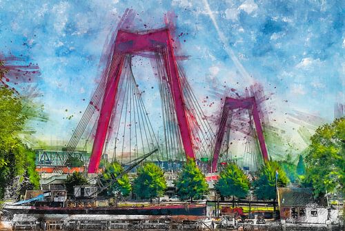 Willemsbrug in Rotterdam