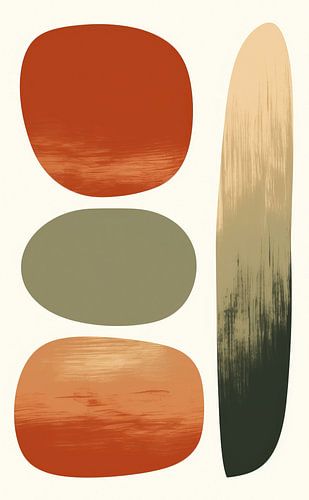 Peinture abstraite minimaliste