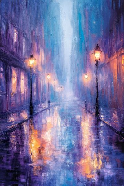 Nacht in Paris von Poster Art Shop