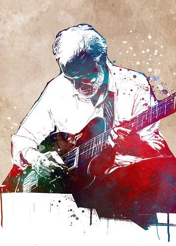 Guitarist musican art #Guitarist by JBJart Justyna Jaszke