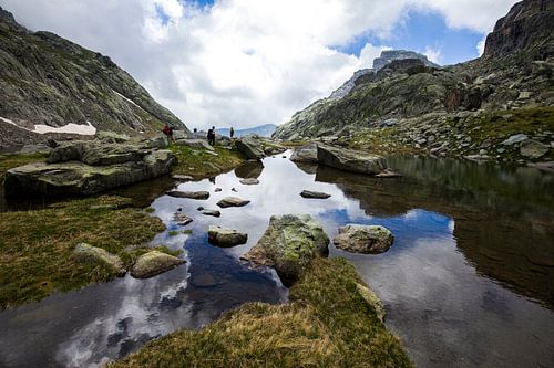 Ruige natuur in de Mercantour in Frankrijk