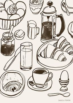 The Elegant Breakfast Spread by Daniella Perera Studio