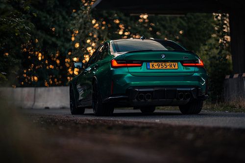 BMW M3 Competition G80 'Isle of Man Green' (vert île de Man)