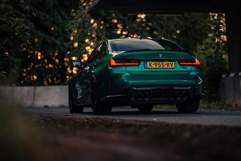 BMW M3 Competition G80 'Isle of Man Green' van Automotive Photography