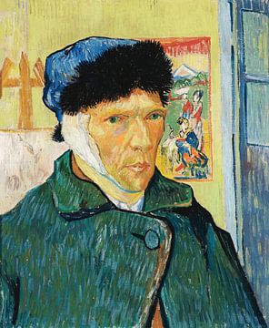 Selbstporträt mit bandagiertem Ohr, Vincent van Gogh