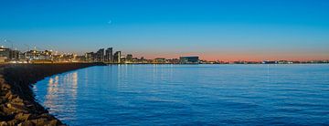 Blue Hour in Reykjavik, Iceland by Hans Kool