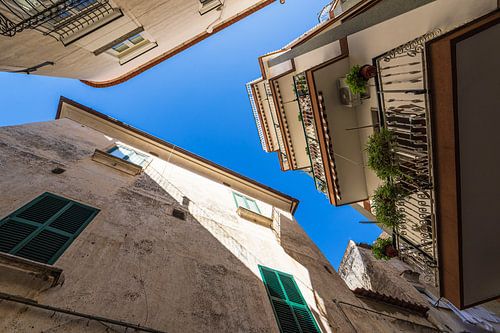 Building in Minori on the Amalfi Coast in Italy
