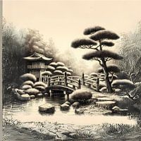 Brug en Japanse tuin 2