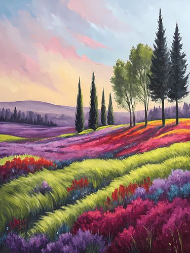 Fluisteringen van de geschilderde vallei