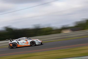 Gulf Racing Porsche 911 RSR, 24 heures du Mans 2019 sur Rick Kiewiet