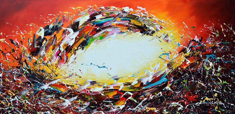 In rhe Beginning by Gena Theheartofart