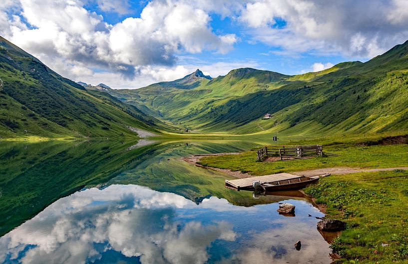 Tappenkarsee in the mirror by Christa Kramer