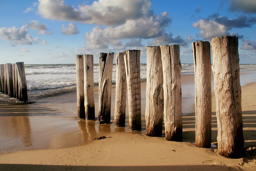 Golfbrekers Domburg , soldiers of the sea..... van Els Fonteine