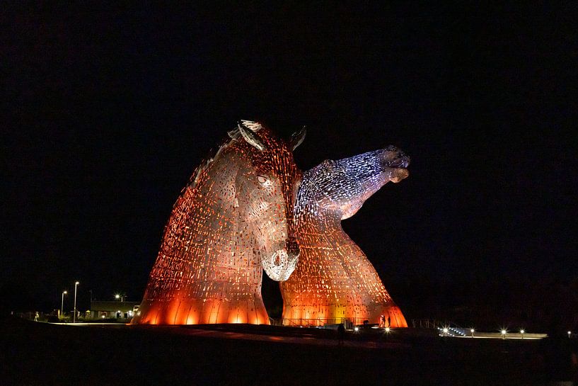 The Kelpies, Scotland by Gert Hilbink