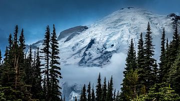 Emmons Glacier, Mount Rainier np van Harold van den Hurk