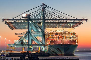 Maersk-Containerschiff Rotterdam von Ramon Kok