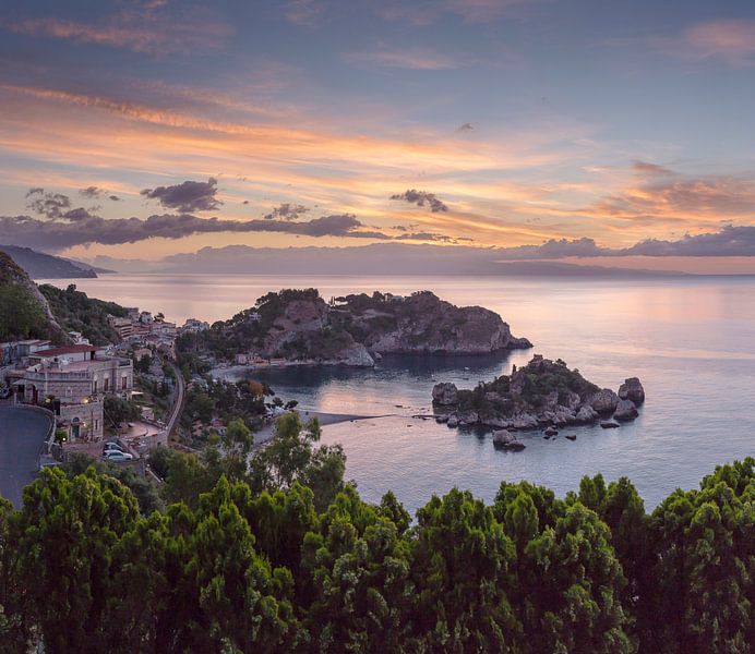 Isola Bella, Taormina, Sicilia - Sicily, Italië van Rene van der Meer
