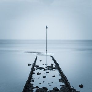 Ein Wellenbrecher auf Vlieland