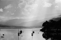 Regen en Zon zicht over Loch Portree