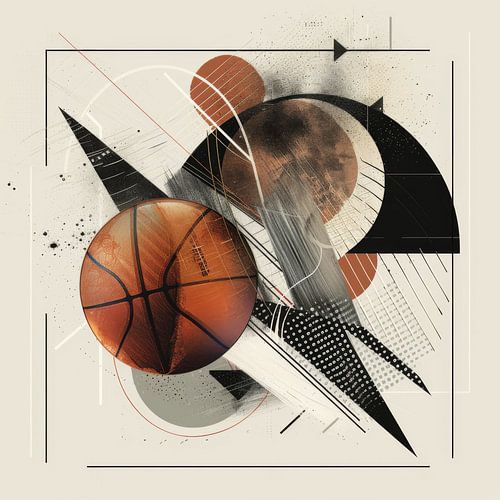 Basketball von Poster Art Shop