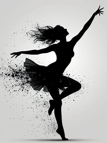 Het dansende silhouette