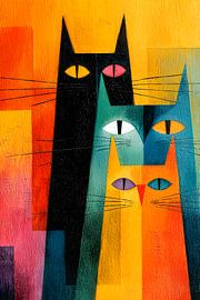 Artistic Cats by Harry Hadders Design