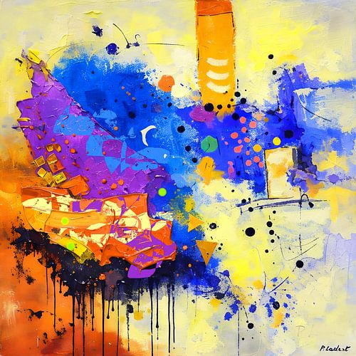 Colours play on the wall