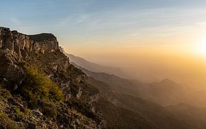 Sunset in the mountains