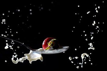 Erdbeere und Milch 3