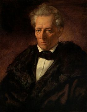 Portret van professor Karl Theodor Welcker, Anselm Feuerbach