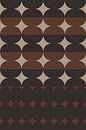 Retro kunst uit de jaren 70. Abstract geometrisch patroon nr. 3 van Dina Dankers thumbnail