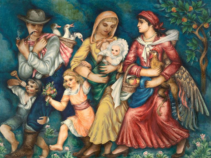 Antonin Prochazka,Auf dem Basar von finemasterpiece