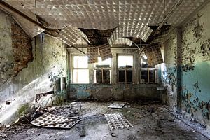 Alter Raum in schlechtem Zustand - Lost Place Alter Flugplatz Rangsdorf