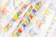 Flying prayer flags in Nepal. by Ron van der Stappen thumbnail